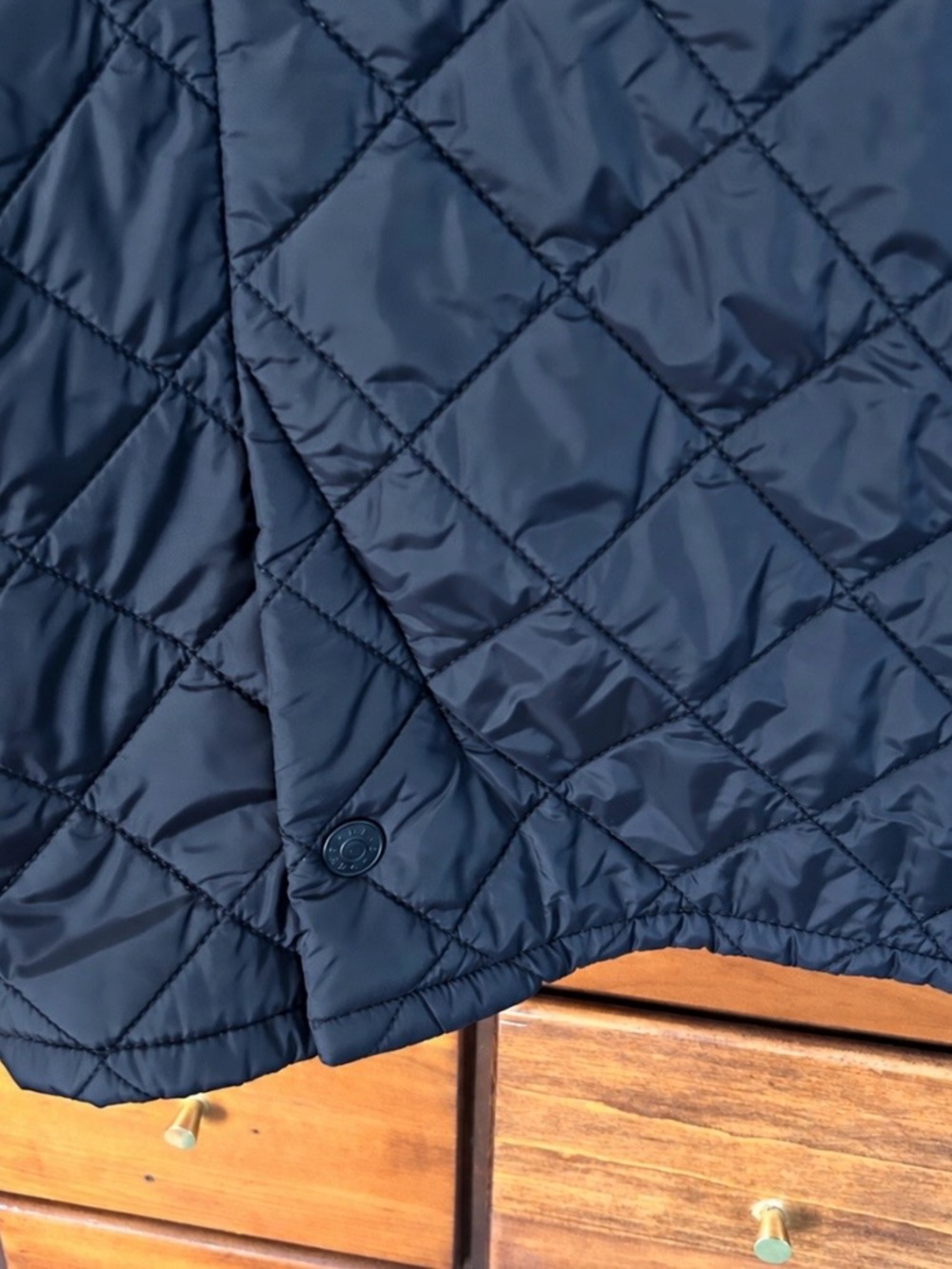Deus Ex Machina Seville Diamond Quilted Jacket Corduroy Collar Size Men’s Med - Picture 3 of 5